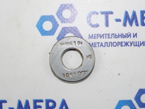 Калибр-кольцо М16х1 6e НЕ Калибр