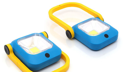 Фонарь прожектор светодиодный на аккум. Li-ion 7.4V 1800mA, 1хCOB (8W)