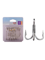 Крючки рыболовные (тройник) Saikyo ST66 № 5/0 (5 шт. в упк.)