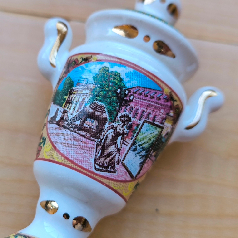 Магнит Челябинск самовар, керамика