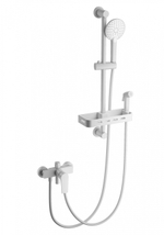 Смеситель для душа с гарнитуром WONZON & WOGHAND, Белый матовый (WW-A31003-MW)