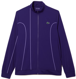 Мужская теннисная кофта Lacoste SPORT x Novak Djokovic Ceremony Jacket - purple