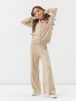 Брюки  темно-бежевые для девочки арт. АТ971
