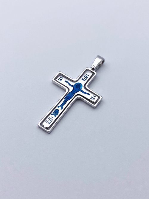 Крест из серебра/С подвижным ухом