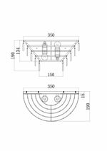 Настенный светильник (бра) Maytoni MOD130WL-02G