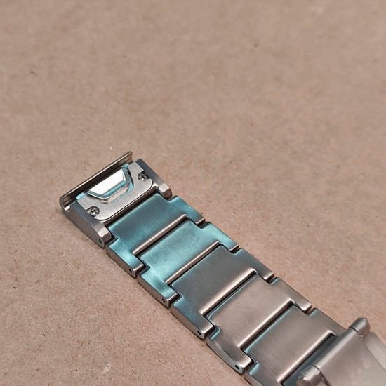 Браслет титановый QuickFit 22 мм для Garmin Fenix 7 6 5, Epix Gen 2 47mm, MARQ, Instinct, Forerunner (Серебристый)