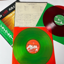 Винтажная виниловая пластинка LP Queen Live Killers (Japan 1979) (Obi) (Red and Green Vinyl)