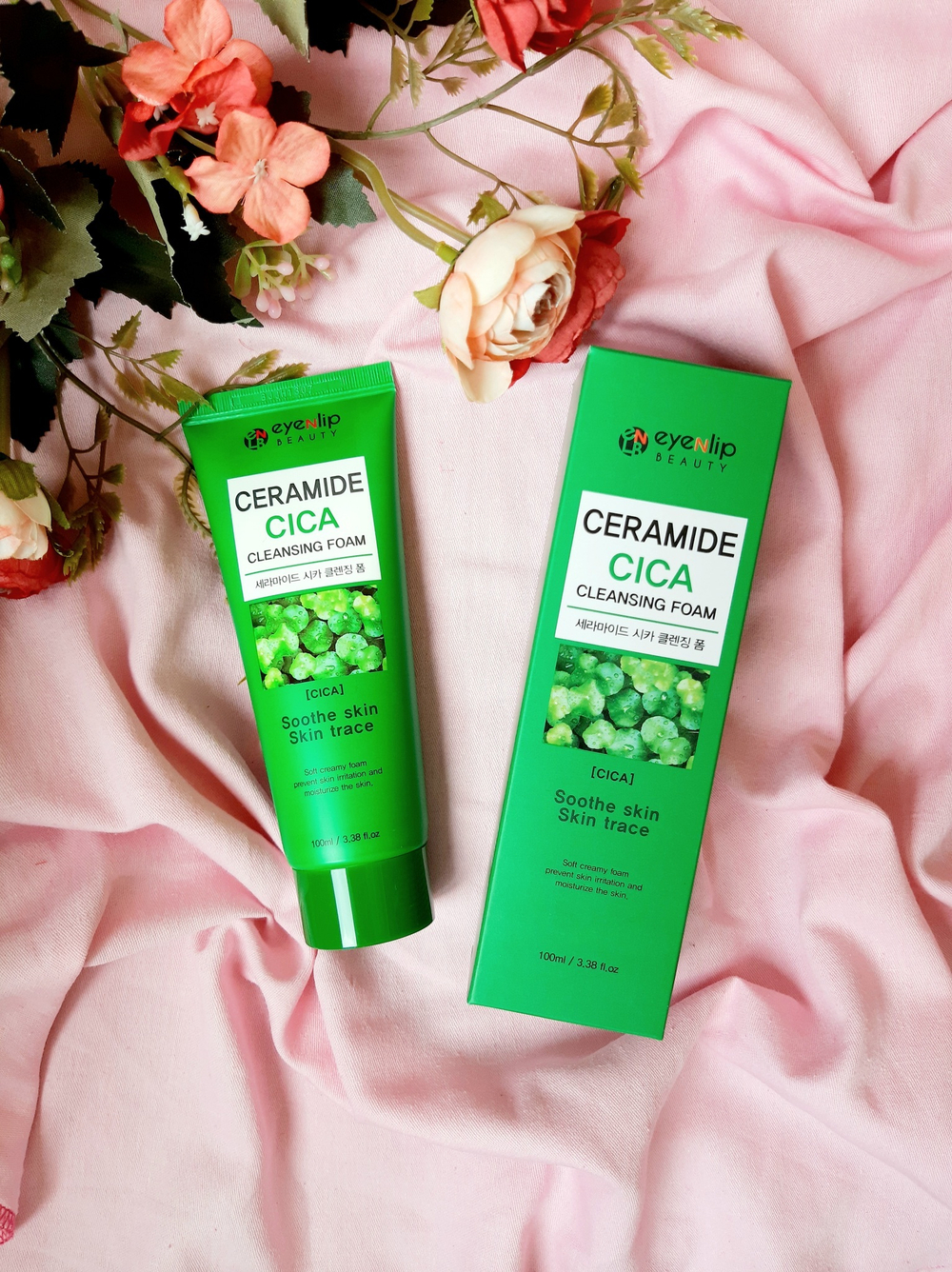 EYENLIP / Пенка для умывания с экстрактом центеллы CERAMIDE CICA, 100мл.