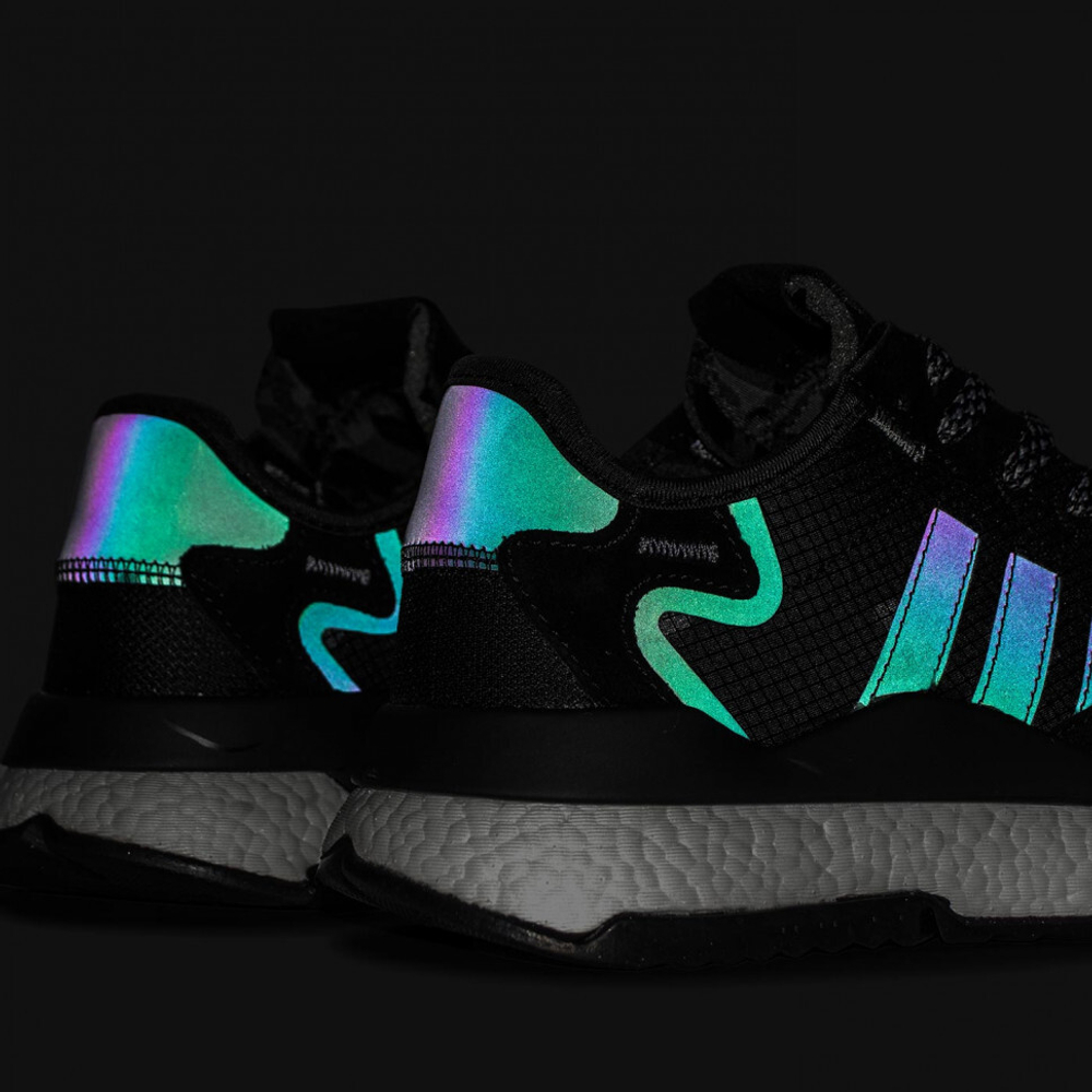 кроссовки Adidas Nite Jogger Black / White