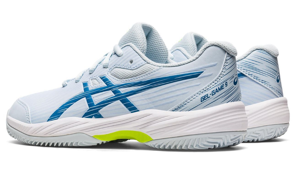 детские Кроссовки теннисные Asics Gel-Game 9 GS Clay/OC - sky/reborn blue
