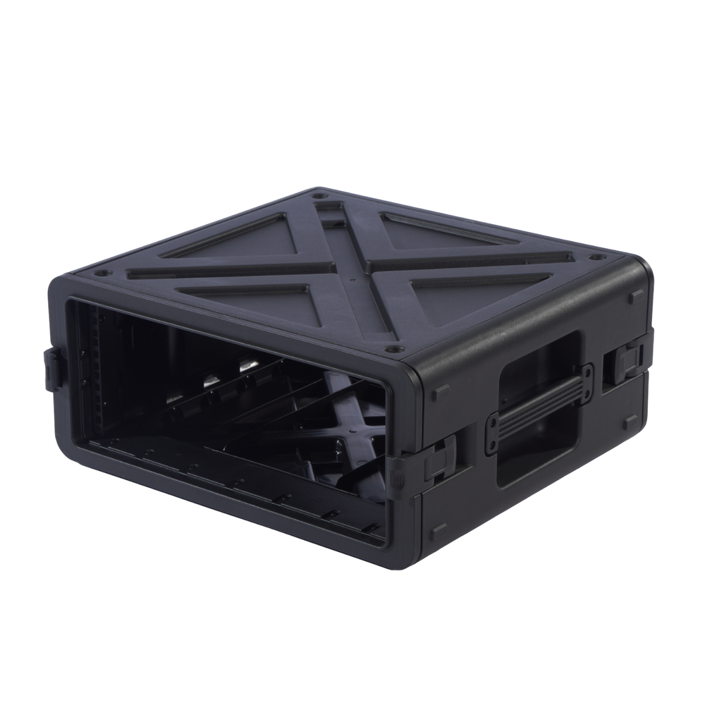 Ударопрочный пластиковый Рэковый кейс 4 юнита KZCASE@RACK4U