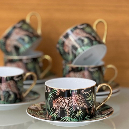 Набор 12 предметов чайный Джунгли