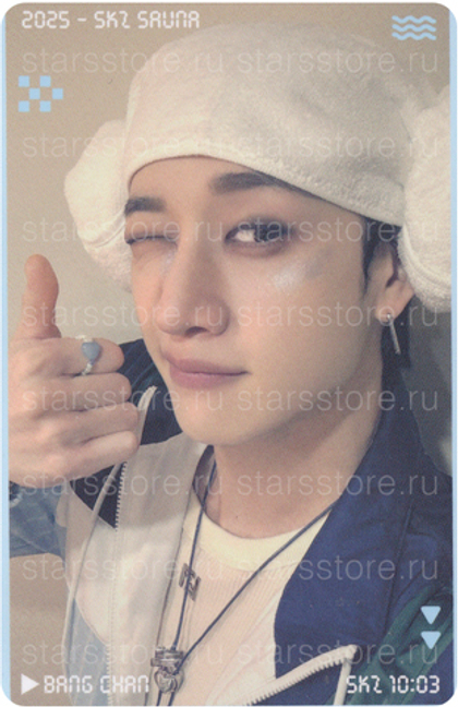 Фотокарта Bang Chan STRAY KIDS - JYP JAPAN POPUP STORE 2025