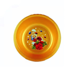 Миска круглая №2 цветная с рисунком 2,6л, диам 24см (микс цв) РП-132микс