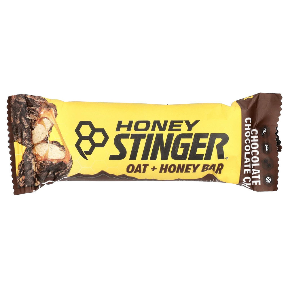 Honey Stinger, Овес + мед, шоколадная крошка, 12 батончиков, 42 г (1,48 унции)