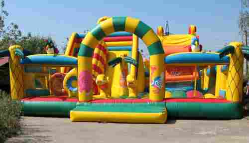 Надувной батут "Мульти-сафари-утка" 9*7*5 м