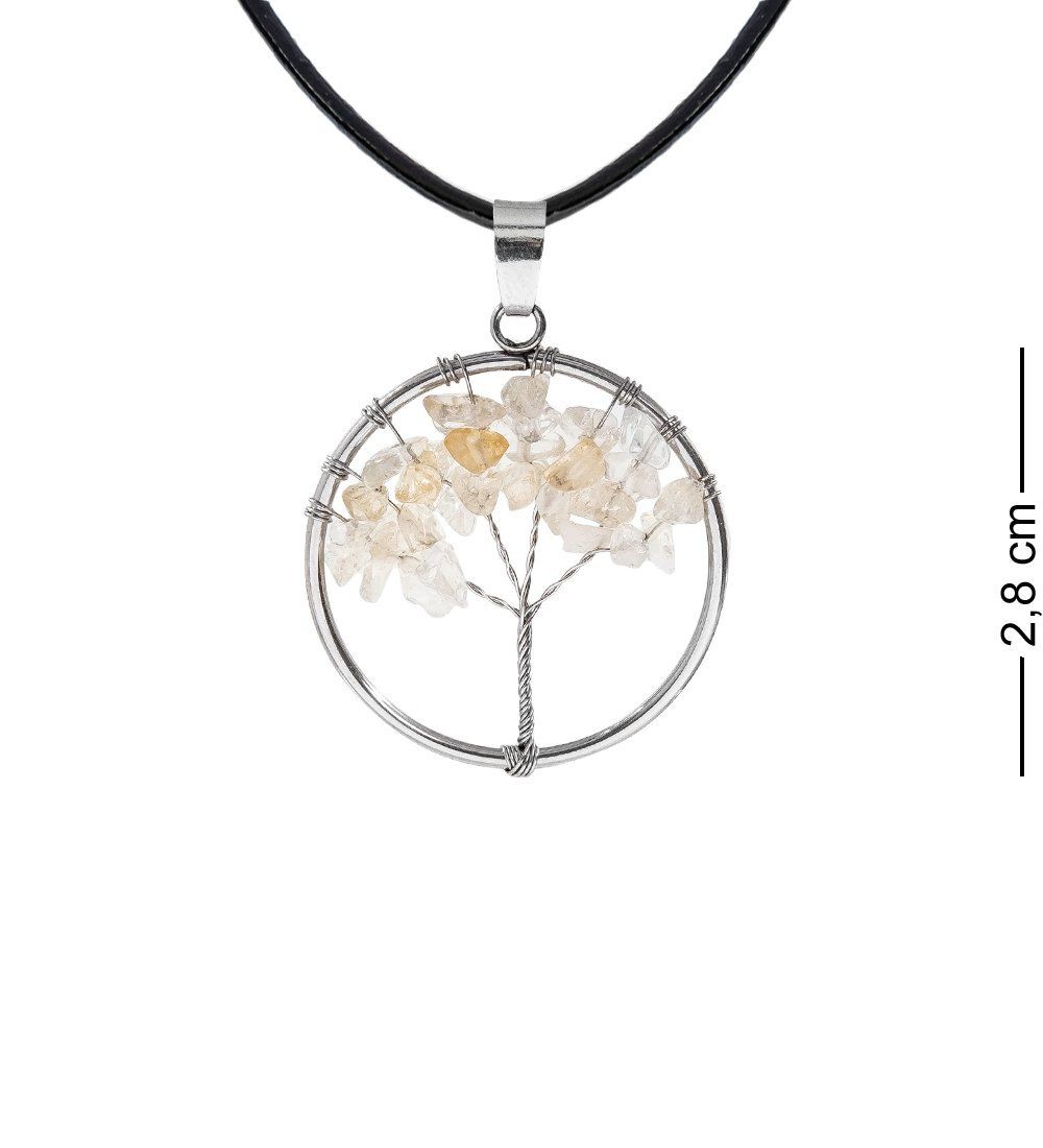 NP-04/2 Кулон с камнями «Цитрин»