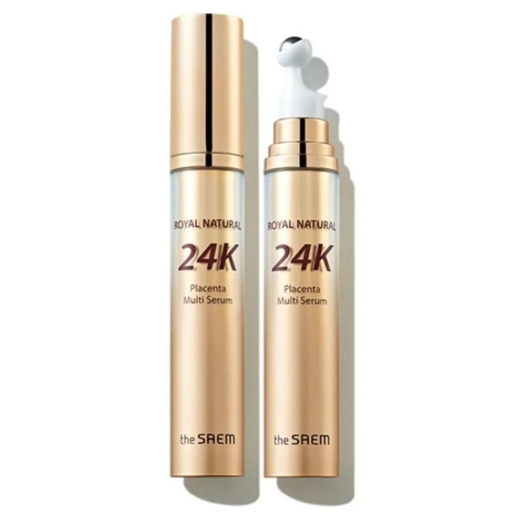 The Saem Royal Natural 24k Collagen Skin Care 2 Set Набор уходовый антивозрастной (тонер, эмульсия, крем для глаз)