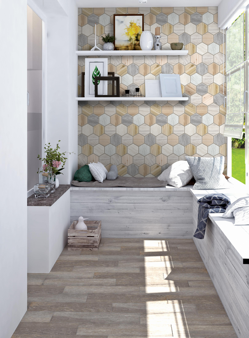 Панель ПВХ фотопечать Woody 8277 2700х250мм