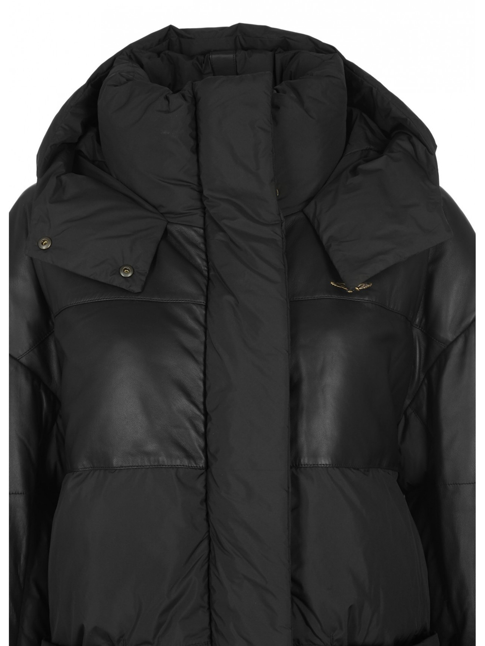 Пуховик женский Leather and Nylon AERONAUTICA MILITARE
