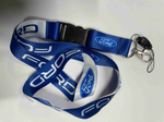 Ford (синий) / Брелок, шнурок для ключей на шею Ford (форд), ланъярд, крафт, синий (1 шт)