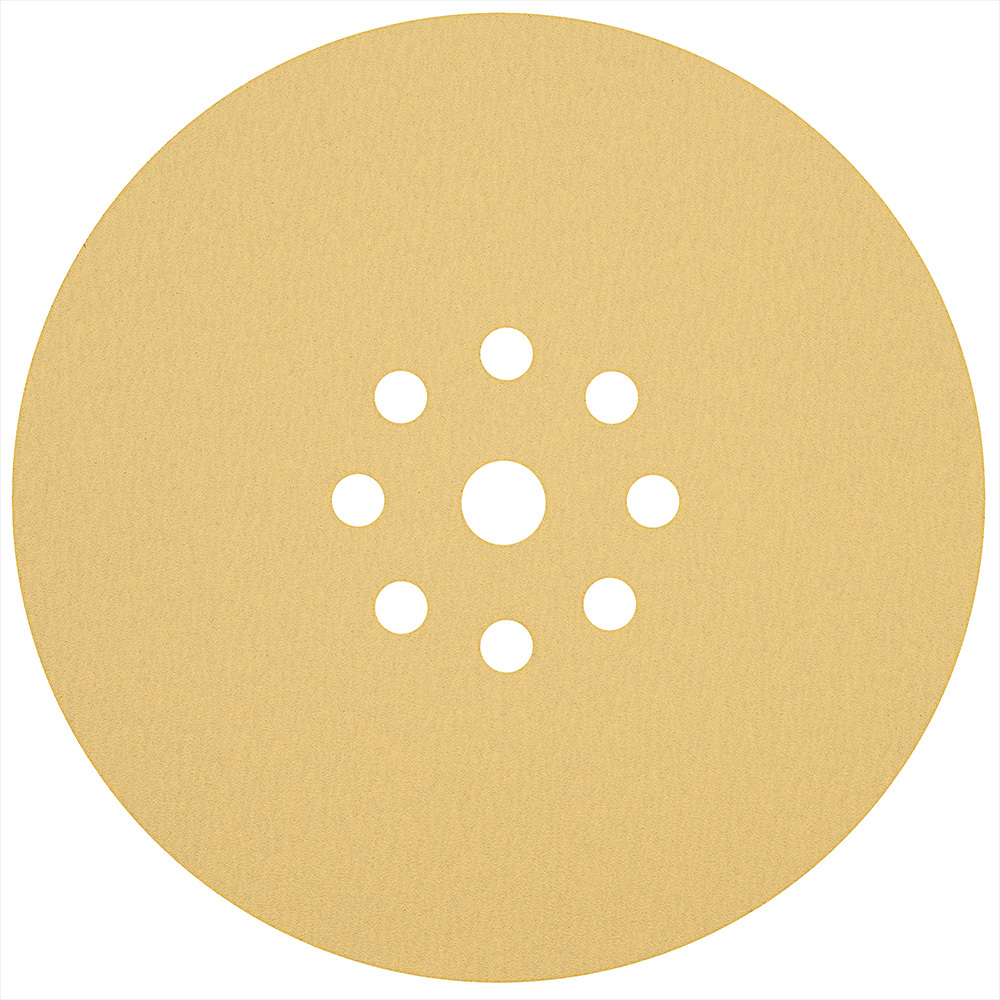 *GRIPPAPER225P180H9-50 Абразивный круг SCHTAER GRIPPaper 225 мм на бумажной основе 9 отв., 50 шт