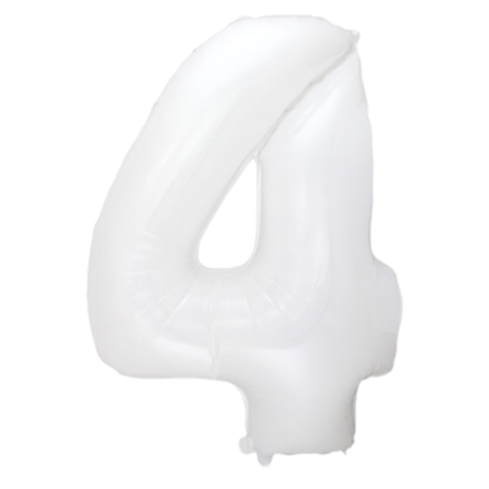 Цифра «4» белая