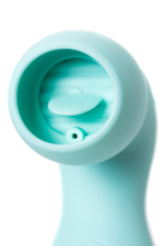 Мятный вакуум-волновой стимулятор клитора с язычком DINGO (Цвет: мятный)