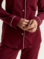 Пижама женская Ihomewear English Bordo