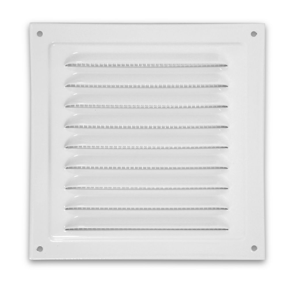 Решетка вентиляционная металл БЕЛАЯ 150х150 1515