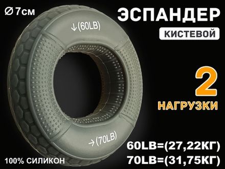 Эспандер кистевой с двойной нагрузкой 60-70 LB