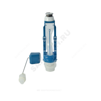 Арматура для бачка сливная/наливная АС1 1/2" боковое подключение кнопка хром 1/реж Инкоэр И-СБкпм-Бм-А-Ф