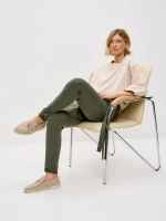 Штаны оверсайз на завязках с запахом большие размеры