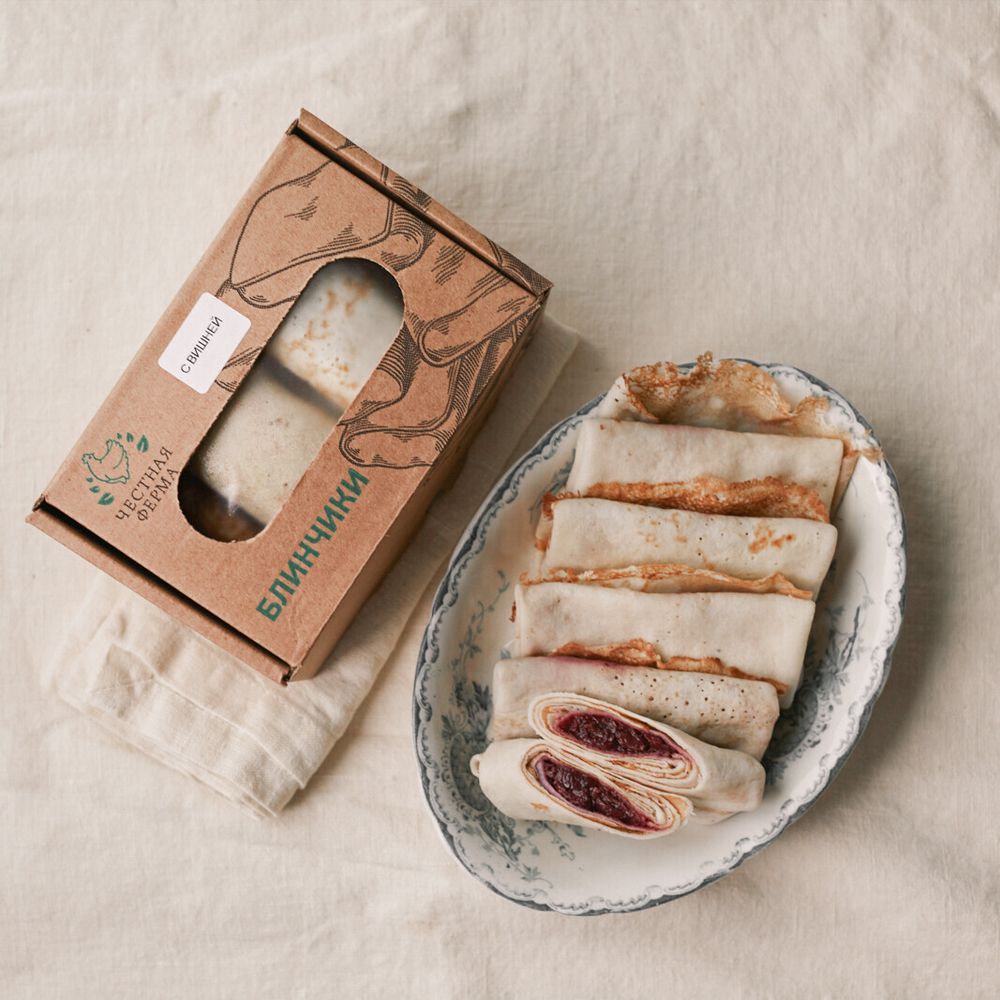 Блинчики с вишней