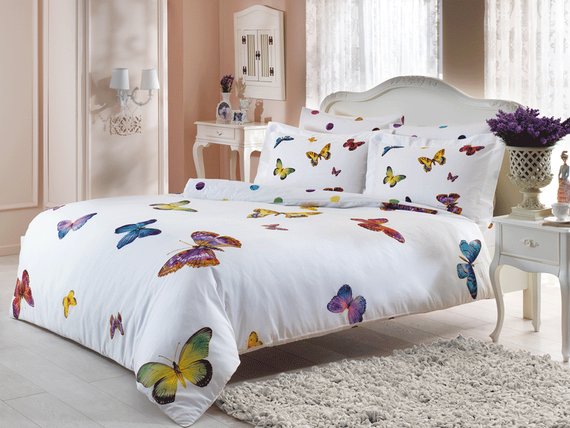 Постельное белье BUTTERFLY  deluxe TIVOLYO HOME Турция