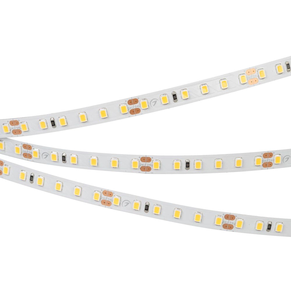 Светодиодная лента RT-A120-8mm 24V Warm2700 (9.6 W/m, IP20, 2835, 50m) (Arlight, Открытый) 024572(2)