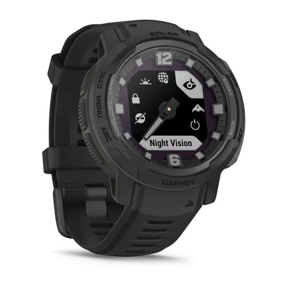 Умные часы Garmin Instinct Crossover Solar Tactical Edition 45 мм (010-02730-00) черный