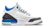 Jordan Air Jordan 3 Retro "Racer Blue" Racing Blue Little Lightning Help Vintage Basketball Shoes GS White Blue