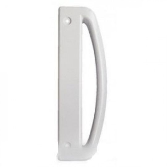 Ручка двери холодильника Позис  Deko  (Vega) вертикальная белая   245 мм