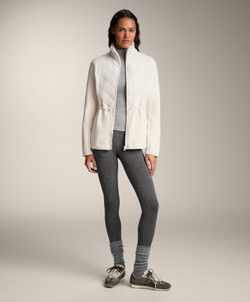 Oysho Утепленная куртка FELLEX® AEROGEL с регулируемой талией, экрю