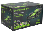 Газонокосилка аккумуляторная GREENWORKS 2520907 2x24V, 41 см, бесщеточная, без АКБ и ЗУ