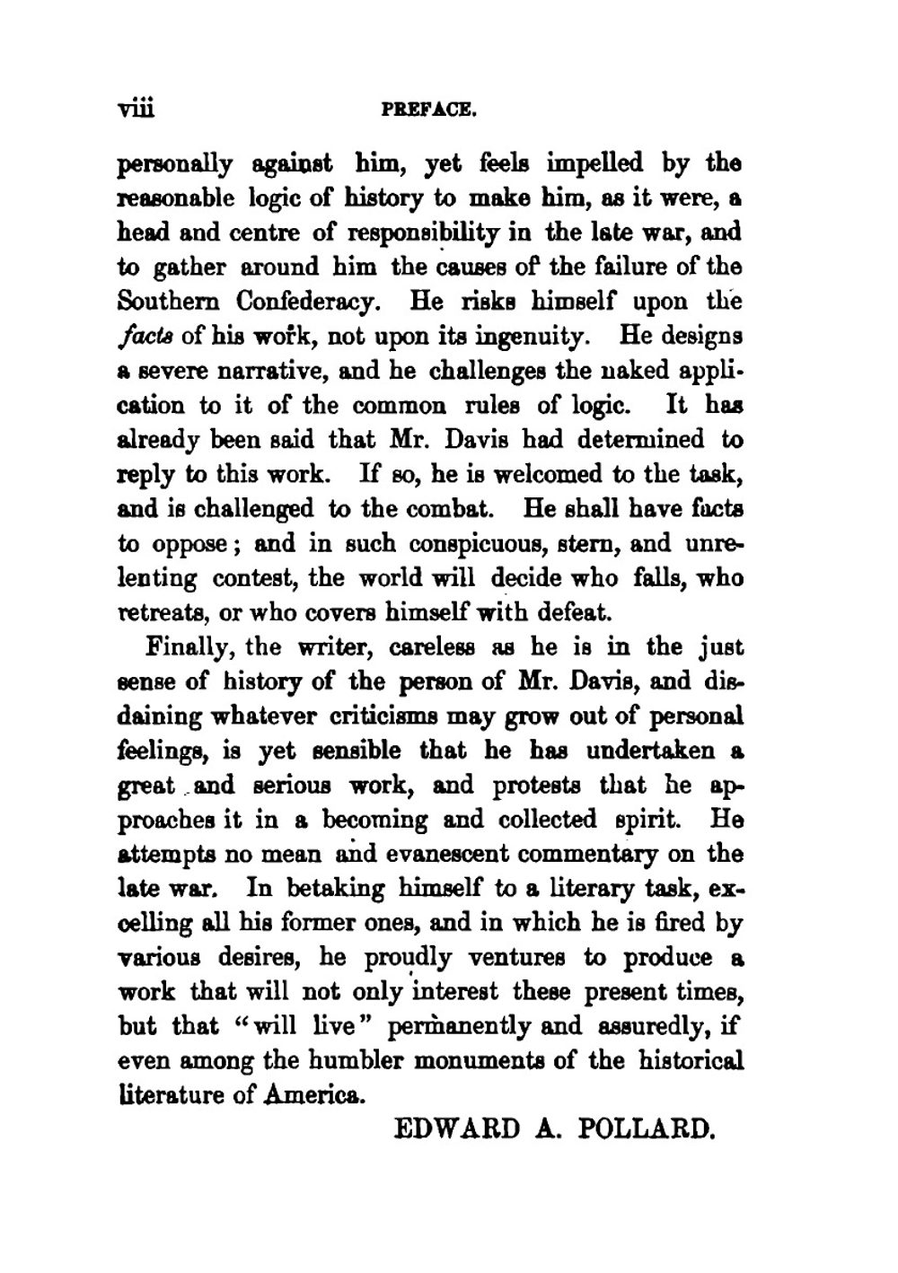 Life of Jefferson Davis, with a secret history of the Southern Confederacy | Edward Alfred Pollard