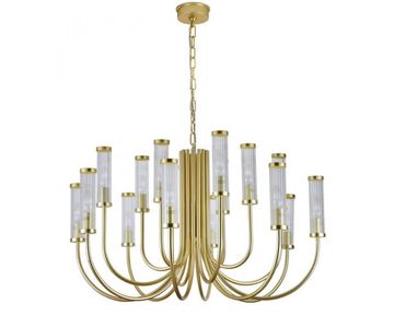 Подвесная люстра 16*E14 4558+4+4/C mat.gold золото MADONNA Newport
