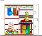 Детский игровой лабиринт «Кубик» 5,8 м² (2,6*2,5*2.5м)