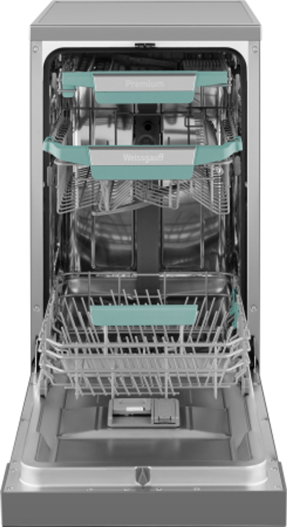 Посудомоечная машина Weissgauff DW 4539 Inverter Touch AutoOpen Inox (узкая)432175