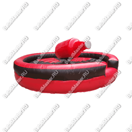 Надувной аттракцион Родео, бутылочка+батут, "Бутылочка", 5*5*3 м