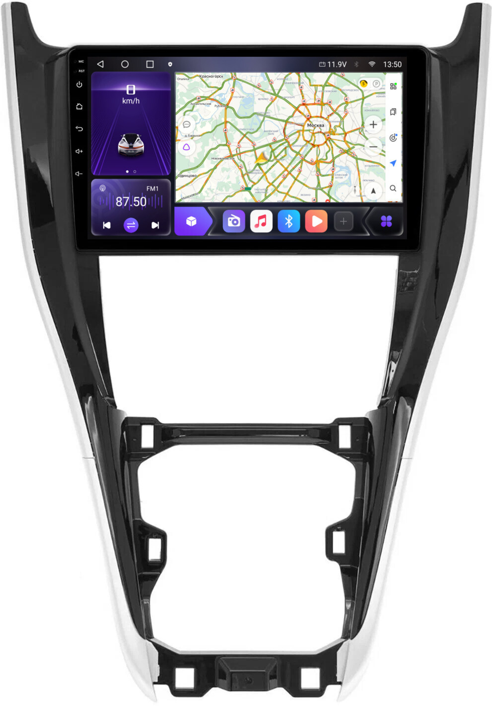 Магнитола для Toyota Harrier XU60 2013-2017 - Carmedia OL-1694 QLed, Android 12, TS10, CarPlay, 4G SIM-слот