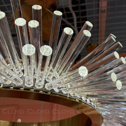 Люстра Cloyd LEPTONE C1 / Ø85 см - латунь (арт.11529)