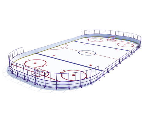 Хоккейная коробка SP К 200