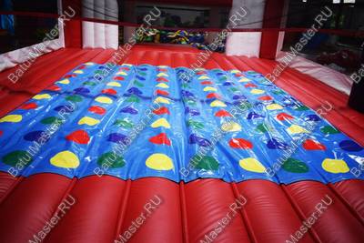 Надувная спортивная площадка "Три в одном", 16*8*2,2 м